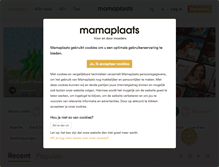 Tablet Screenshot of mamaplaats.nl